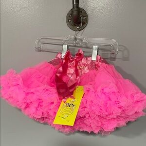 NWT Kaiya Eve Hot Pink Ruffled Tutu Skirt Size 18 Months